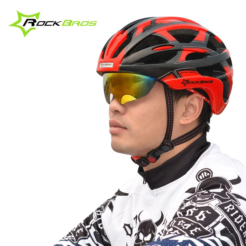 ROCKBROS font b Bicycle b font font b Helmet b font With 3 Lens Outdoor Sports