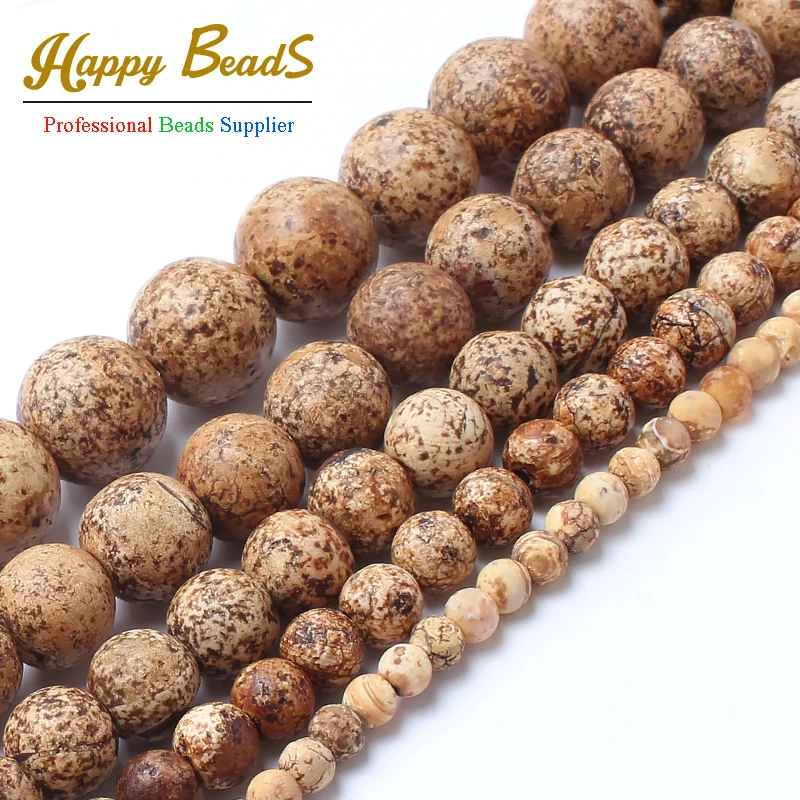 

Natural Wood Texture Agata Onyx Beads 15.5" Strand Round Loose Beads 4 6 8 10 12mm Natural Stone Beads For Jewelry Making