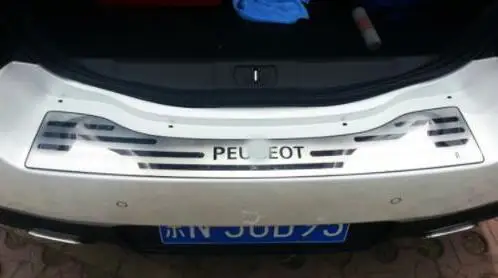 For Peugeot 508 refitting special rear guard board 11-17 mark 508 special reserve box trim tail threshold anti-scratch strip