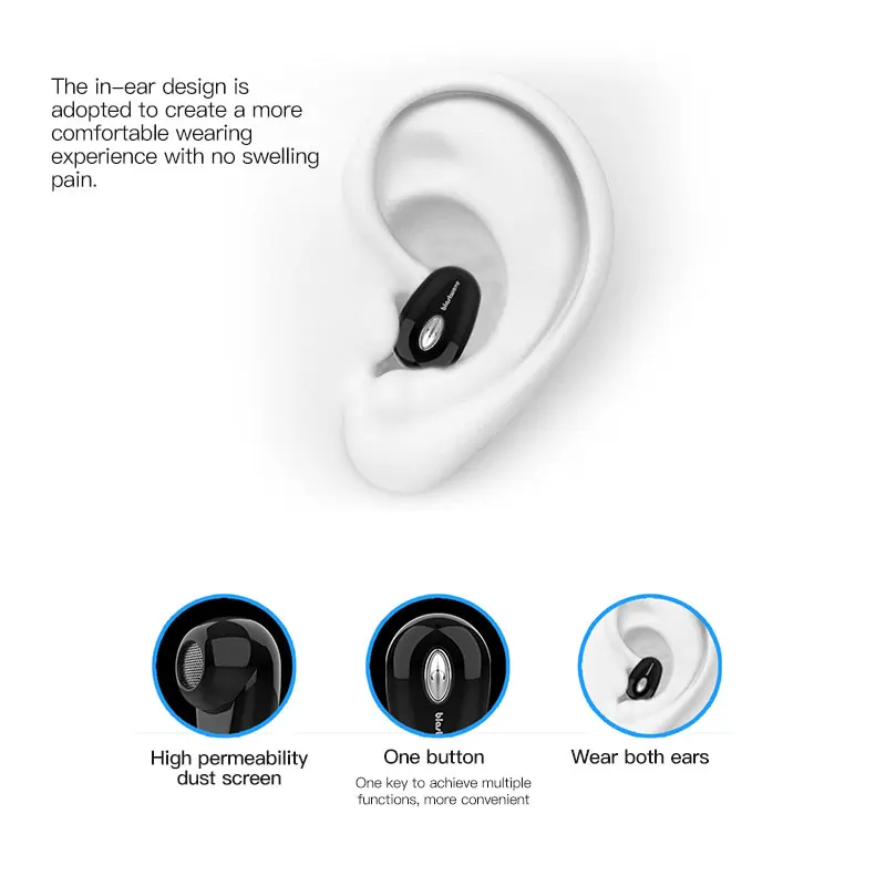 S950 мини беспроводные Bluetooth наушники с микрофоном стерео спортивные гарнитура для