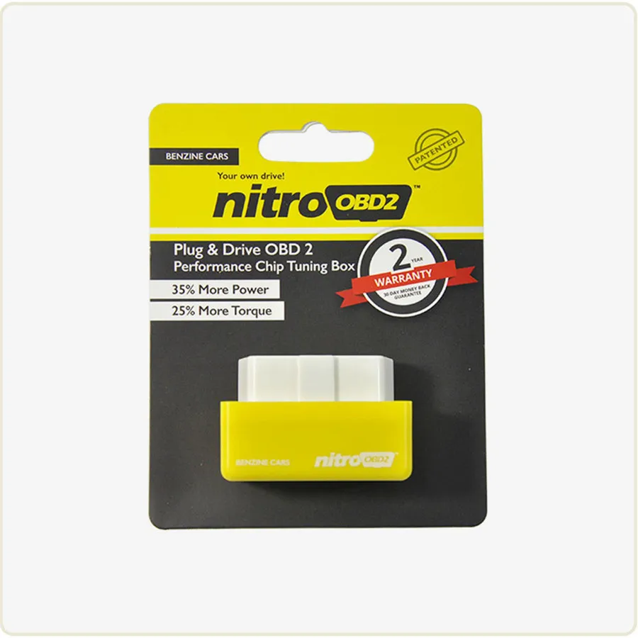 NitroOBD2/EcoOBD2 Plug and Drive OBD2 чип тюнинг коробка для бензина/дизельных автомобилей