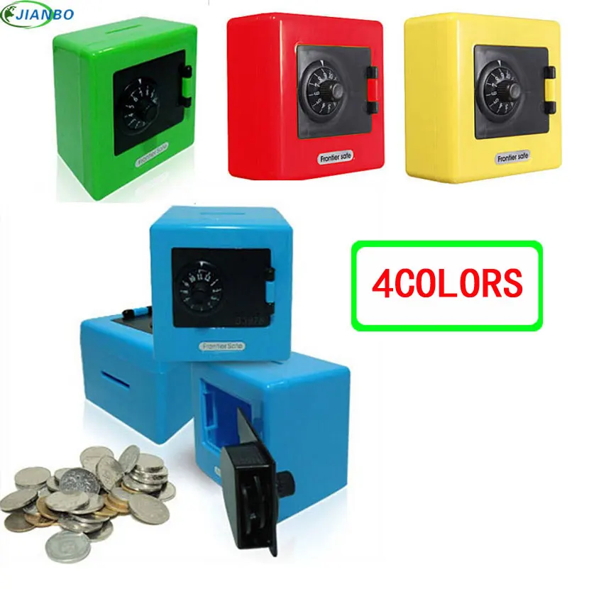 NEW Candy Colors Coin Safe Box Money Piggy Bank Security Electronic key Password Chewing Cash Box Deposit Machine Gifts For kids