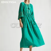Green Bohemian Printed Lace Up High Waist Fit and Flare Pareo Dress Plus Size Women Summer Tunic Beach Dress Robe de plage N666 Green Bohemian Printed Lace Up High Waist Fit and Flare Pareo Dress Plus Size Women Summer Tunic Beach Dress Robe de plage N666