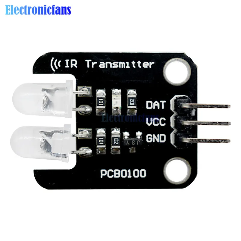 5 в 2 канала цифровой уровень электронные строительные блоки двухсторонний ИК инфракрасный передатчик модуль для Arduino 28*22 мм