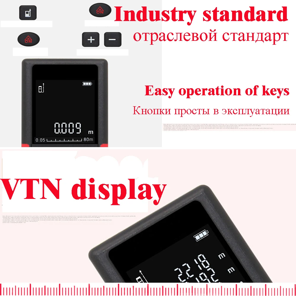 Waysear laser distance meter 40M 60M 80M 100M rangefinder trena laser tape range finder build measure device ruler test tool Waysear laser distance meter 40M 60M 80M 100M rangefinder trena laser tape range finder build measure device ruler test tool