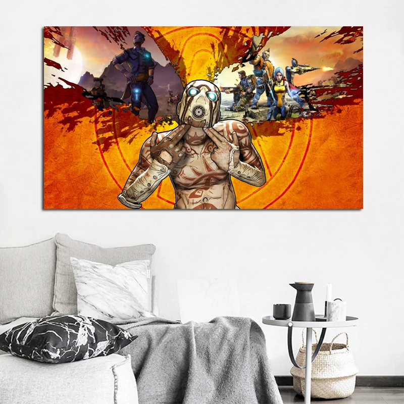

Game Borderlands 2 HD Wallpaper Canvas Painting Prints Bedroom Home Decoration Artwork Modern Wall Art Painting Posters Pictures