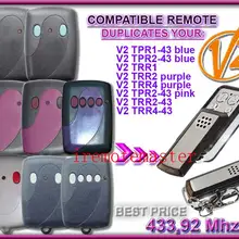 V2 TRR1, V2 TRR2-43 пульт дистанционного управления Замена фиксированного кода
