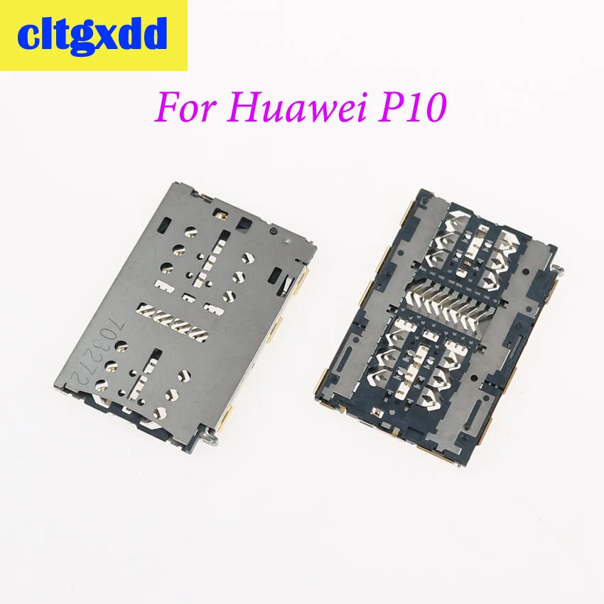 Разъем для слота sim карты cltgxdd держатель устройство чтения сокетов ремонт Huawei P10