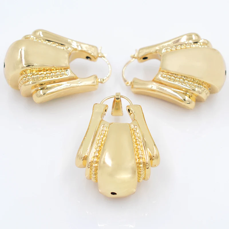 Sunny Jewelry массивные ювелирные изделия 2020 большие серьги кольца ожерелье Женские