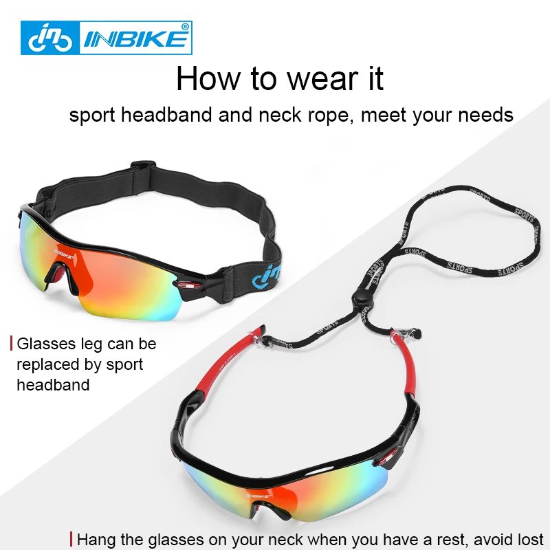INBIKE يستقطب الدراجات نظارات دراجة النظارات الشمسية الدراجة نظارات نظارات العين النظارات نظارات نظارات الأشعة فوق البنفسجية واقية ciclismo