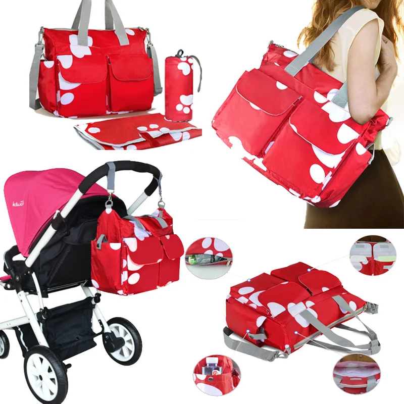 Fashion Diaper Bag Large Baby Bags For Mom Maternity Baby Changing