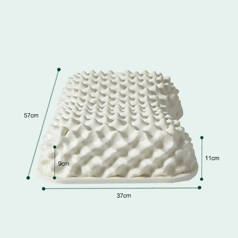 GIANTEX 57x37 см Натуральная латексная подушка спальное постельное белье Подушка для