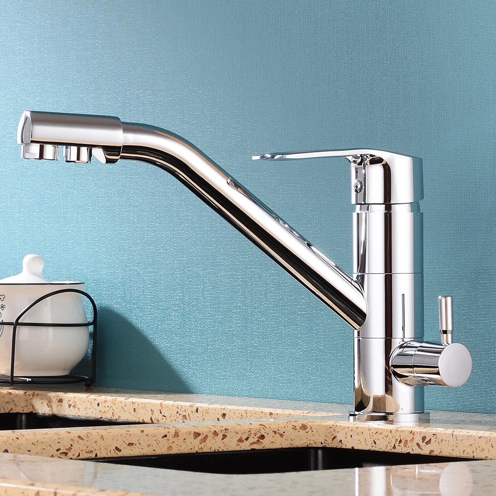 Kitchen Faucet Black 360 rotation kitchen sink faucet with filtered water mixer taps faucet kitchen - 33044510462