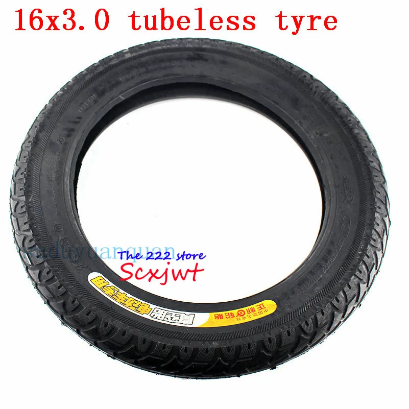 16*3.0 inch Electric Vehicle Vacuum Tire 16x3.0 Thickened Stab proof