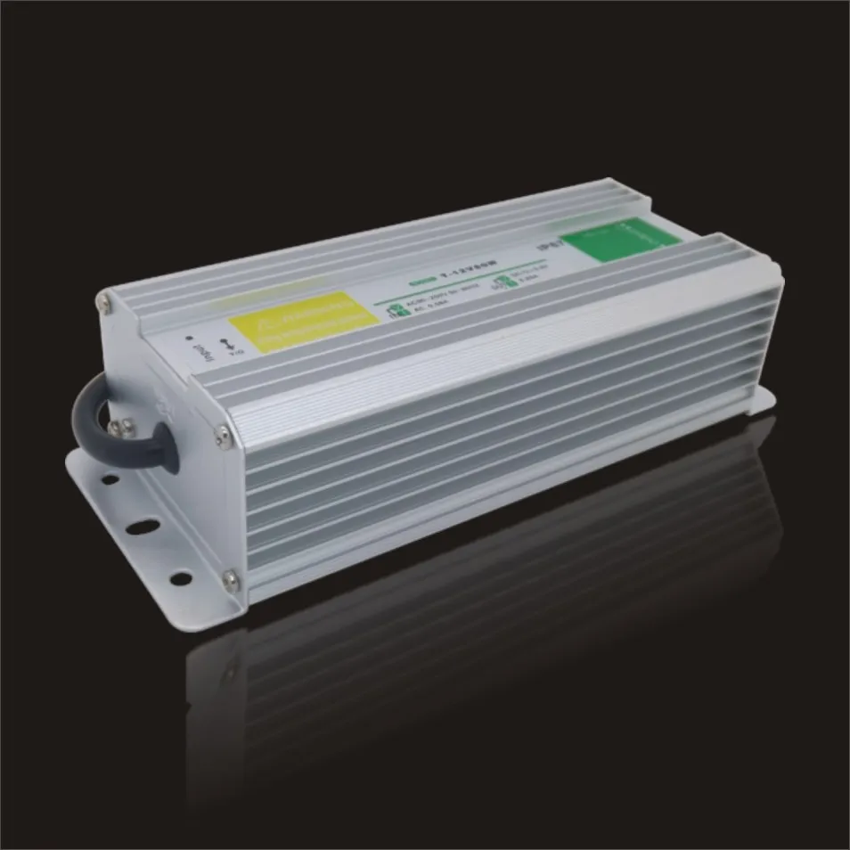

12V80W 6.7A Waterproof IP67 Power supply, Constant Voltage 90V-130V or 170V-250VAC optional