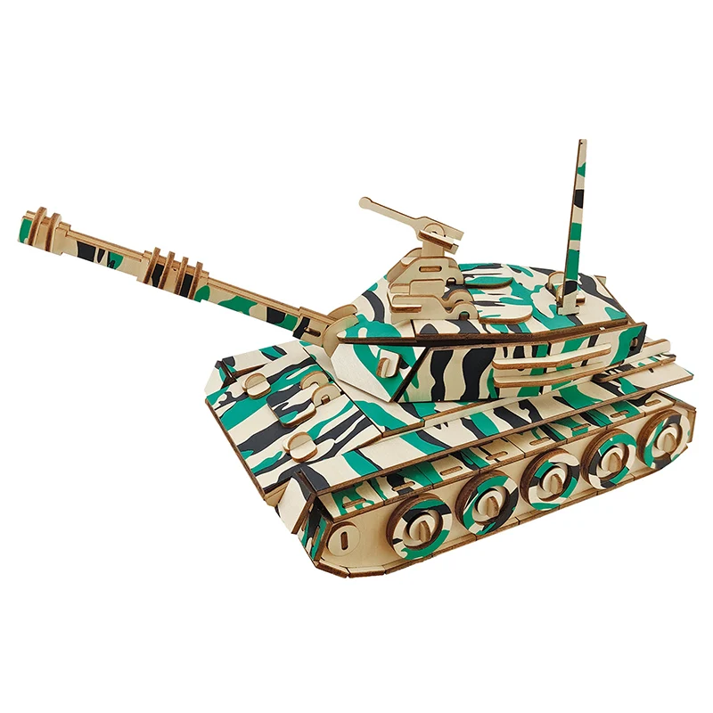 3D набор для wargame Main battle tank деревянные модели детской трехмерной игры sense maquette militaire