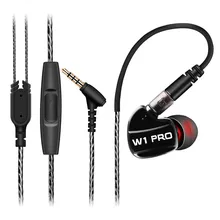 Stereo ear hook Earphone sweatproof Sport headphones with Detachable Running Headset With Mic for Mobile Phone MP3 iphone W1 Pro