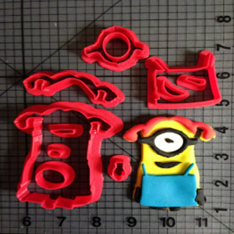 Популярная пленка мультяшный персонаж желтый цвет сделанный 3D Печатный резак