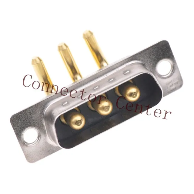 PCB solder large current 3W3 Dsub DB Male Connector 3 pin right angle