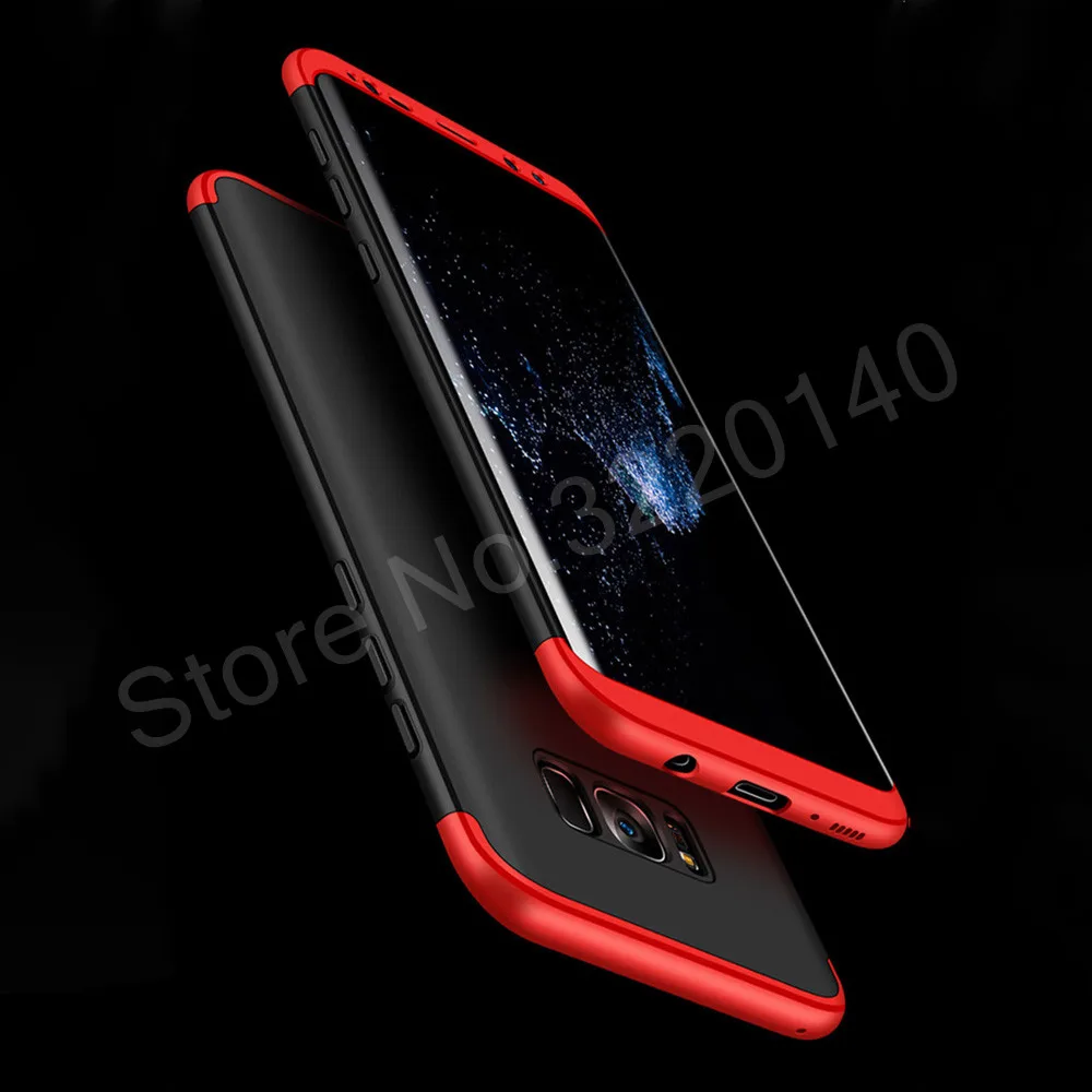 360 Full Body Hard Back Protection Cover cases For Samsung Galaxy S8 Plus S6 S7 Edge Case Luxury Scrub For Samsung Galaxy Note 8
