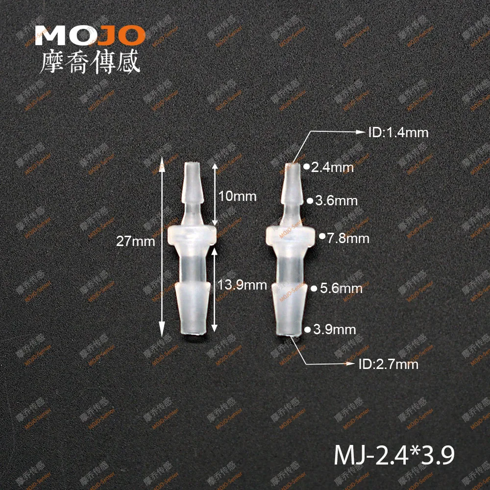 MJ-S2.4X3.9 уменьшающий прямой тип колючей воды соединительные разъемы 2,4 мм до 3,9 мм(100 шт./лот