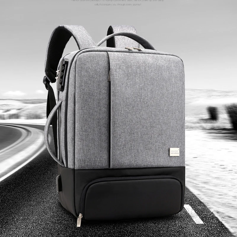 

Men's Anti Theft Laptop Backpack Bag USB 15.6 Inch Notebook Men Business Travel Backpacks Male Anti-theft Large Outdoor Bagpack