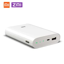 Xiaomi ZMI 4G Wifi роутер 7800 мАч MF855 внешний аккумулятор 3g 4G беспроводной Wifi повторитель Wifi роутер Мобильная точка доступа 7800 мАч Внешний аккумулятор