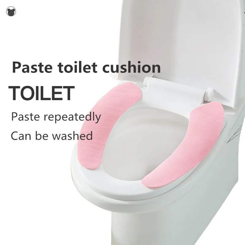 

2 pairs of sitting pad toilet pad cushions paste toilet Set general toilet sticker sitting set can be washed and waterproof