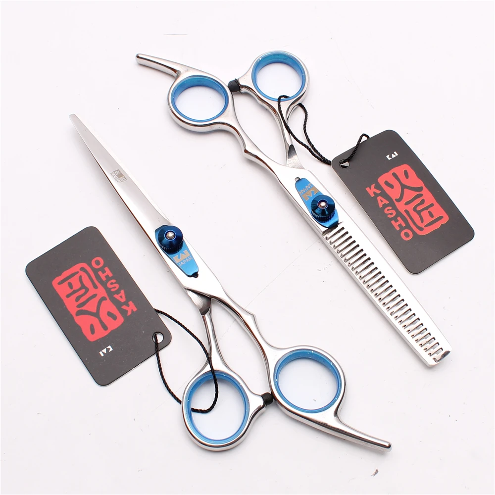 

H1003 6'' 17.5cm Kasho Stainless TOP GRADE Hairdressing Scissors 440C 62HRC Styling Tool Regular Cutting Scissors Hair Scissors