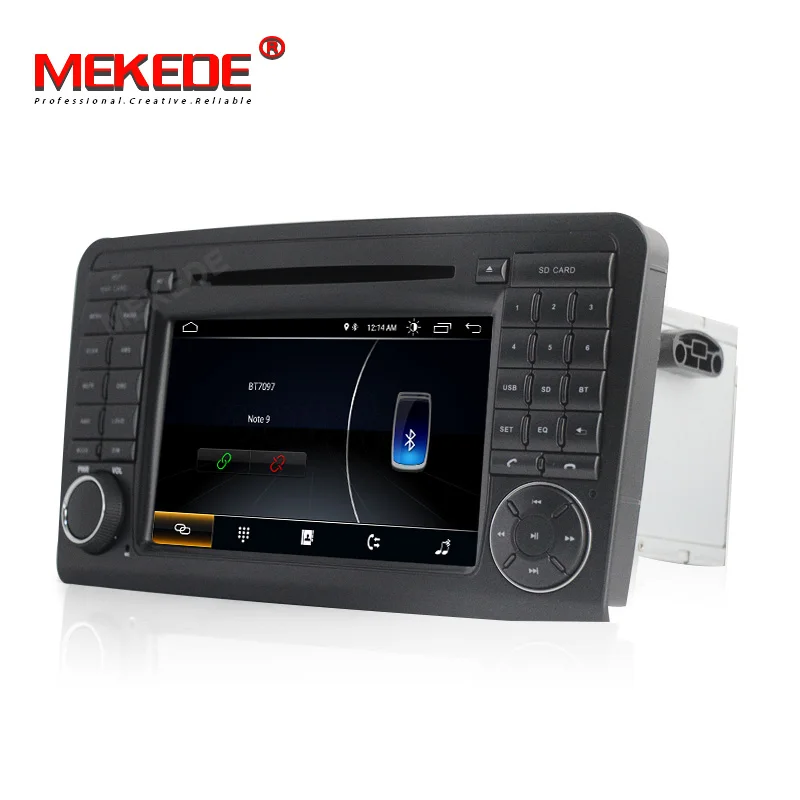 Excellent HD 2DIN 1024x600 Android 8.1 CAR DVD player For Mercedes Benz GL ML CLASS W164 ML350 ML500 X164 GL320 GPS stereo radio 1