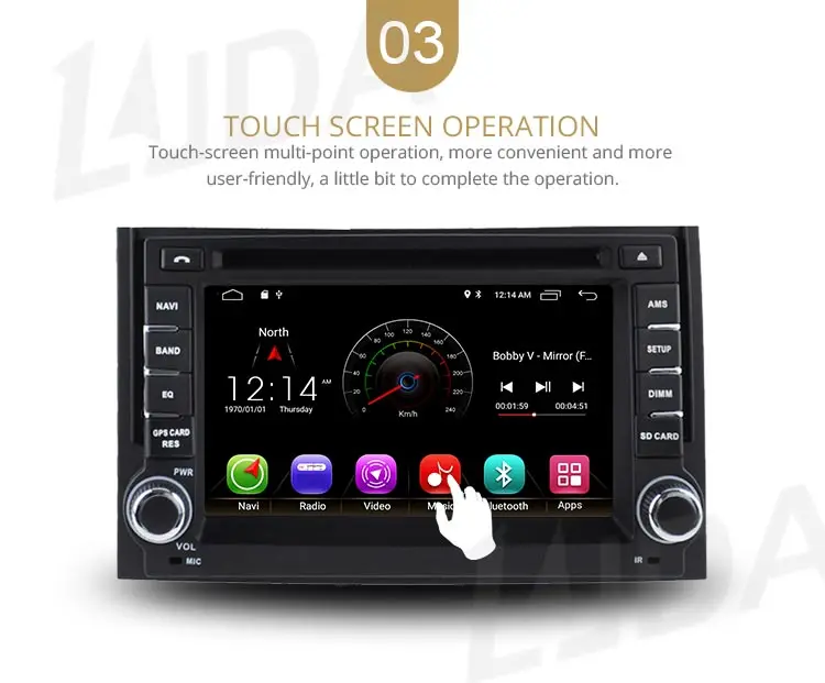 Top LJDA Android 9.1 Car dvd player for Hyundai H1 Grand Starex 2007-2015 Car Radio gps navigation stereo multimedia WIFI autoaudio 5