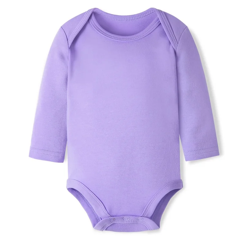 Детское демисезонное однотонное хлопковое боди с длинным рукавом|bodysuit girl|girl