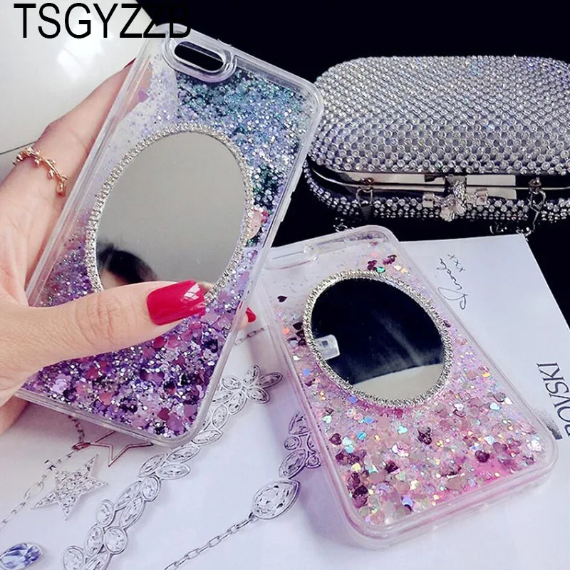 

Luxury Dynamic Liquid Quicksand Clear Soft Silicone Phone Case For Samsung Galaxy J3 J5 J7 2017 A3 A5 A7 2017 A8 2018 Girl Cover