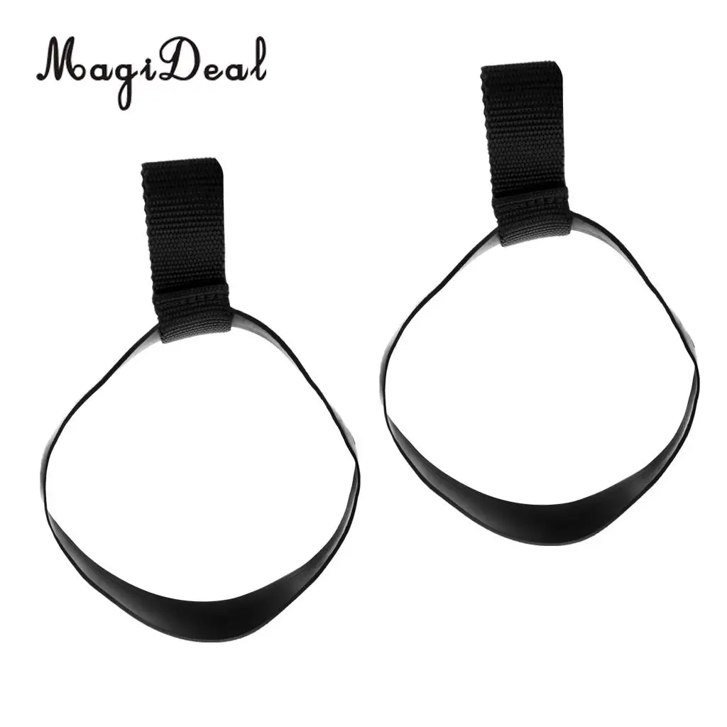 4 Pieces Durable Black Rubber 6L & 12L Scuba Diving Stage Tank Bottle Hose Retainer Band Loop Gear Accessories