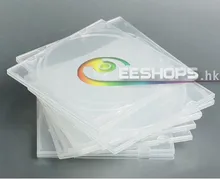 Wholesale Lot 50pcs Single Disk Blu-ray BD DVD CD Disc Case Ultrathin 12cm Transparent Plastic Box Cases New Free Shippping