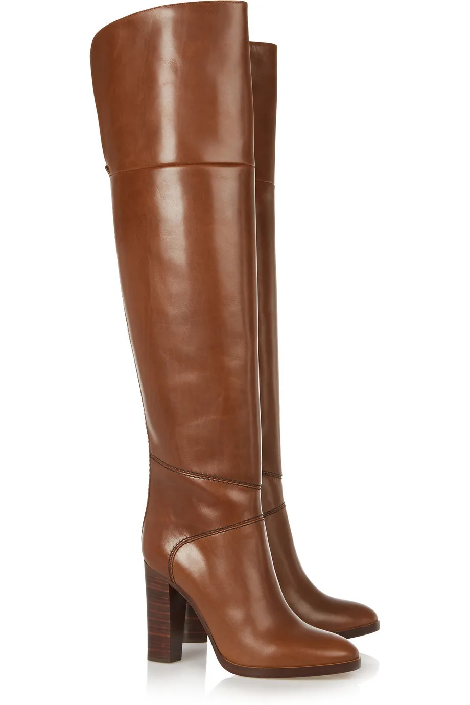 

New Arrive Superstar Over Knee Boots Women Fashion Brown Winter Boots Woman Shoes Autumn Zip Thick Heel Thigh High Boot Female