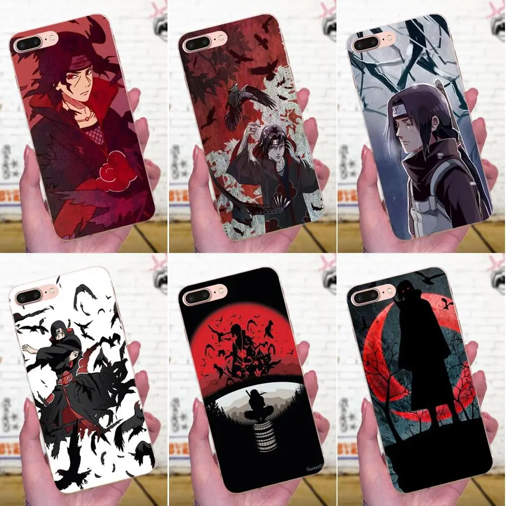 Uchiha Itachi ниндзя Хокаге аниме выгодно для Galaxy A3 A5 A7 On5 On7 2015 2016 2017 Grand Alpha G850 Core2 Prime S2 I9082