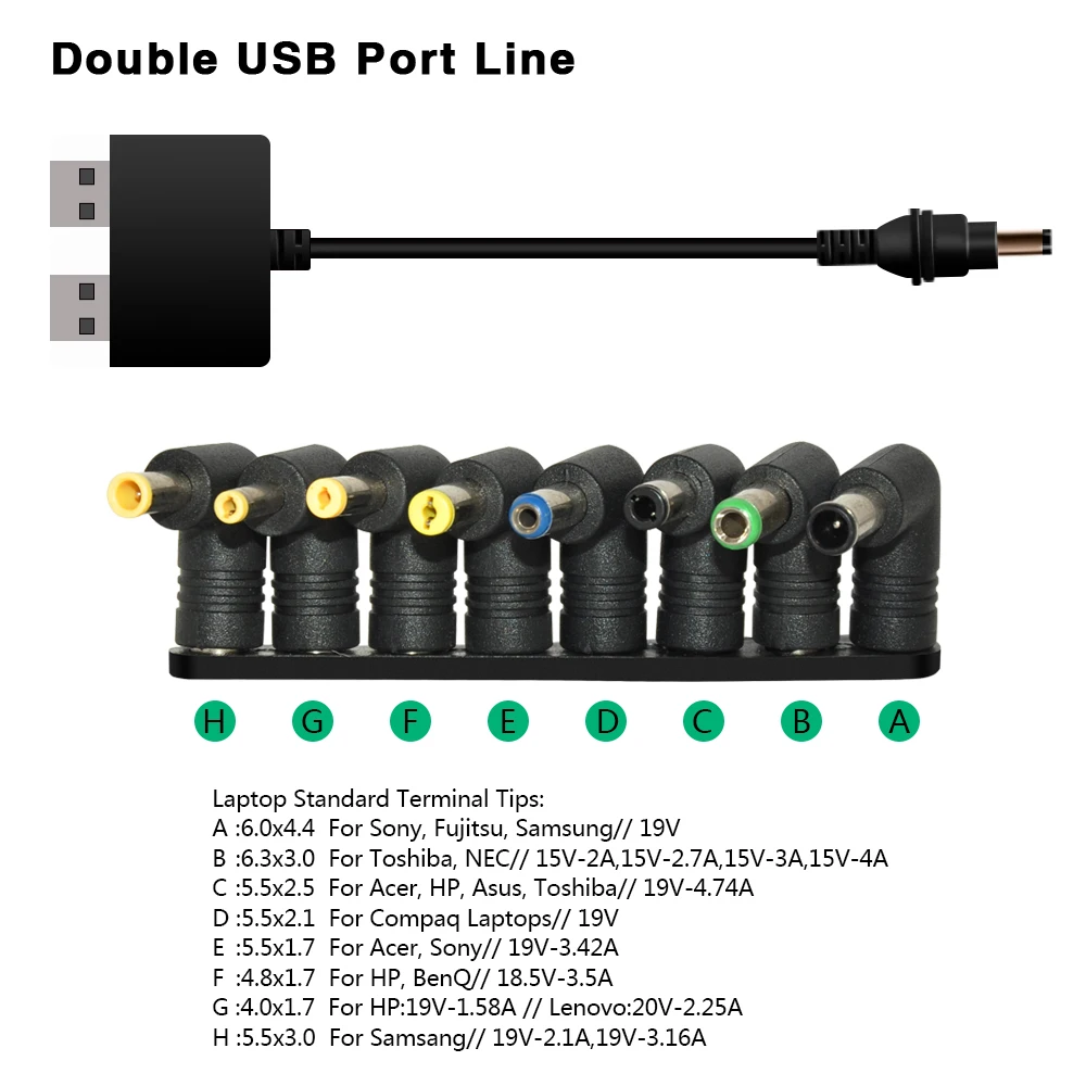 DeepFox 5-Порты и разъёмы USB 3,0 Быстрая зарядка Зарядное устройство Мощность адаптер для ноутбука Тетрадь телефон планшет