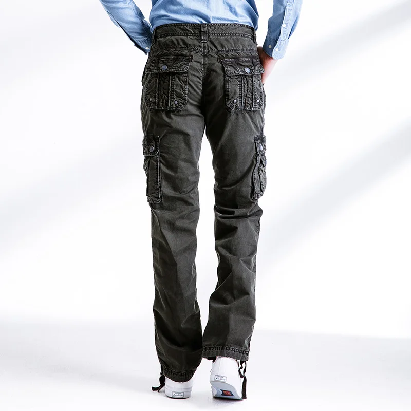 Мужские брюки-карго с несколькими карманами, повседневные рабочие брюки, мужские Модные мешковатые тактические военные камуфляжные брюки, мужские 286