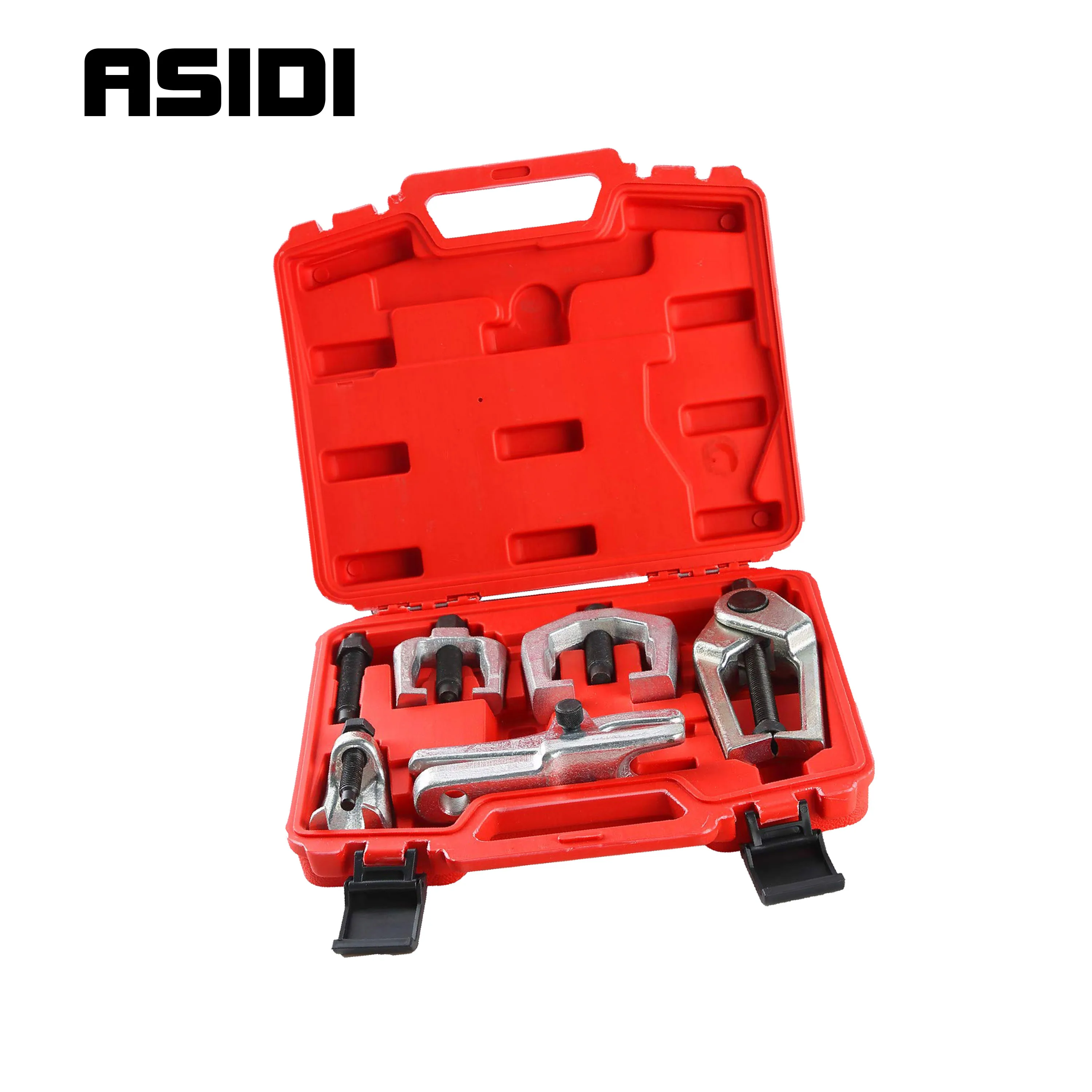 5 Pc Ball Joint Separator Tie Rod End Kit Pitman Arm Puller Auto Tool Set Remover afbeelding