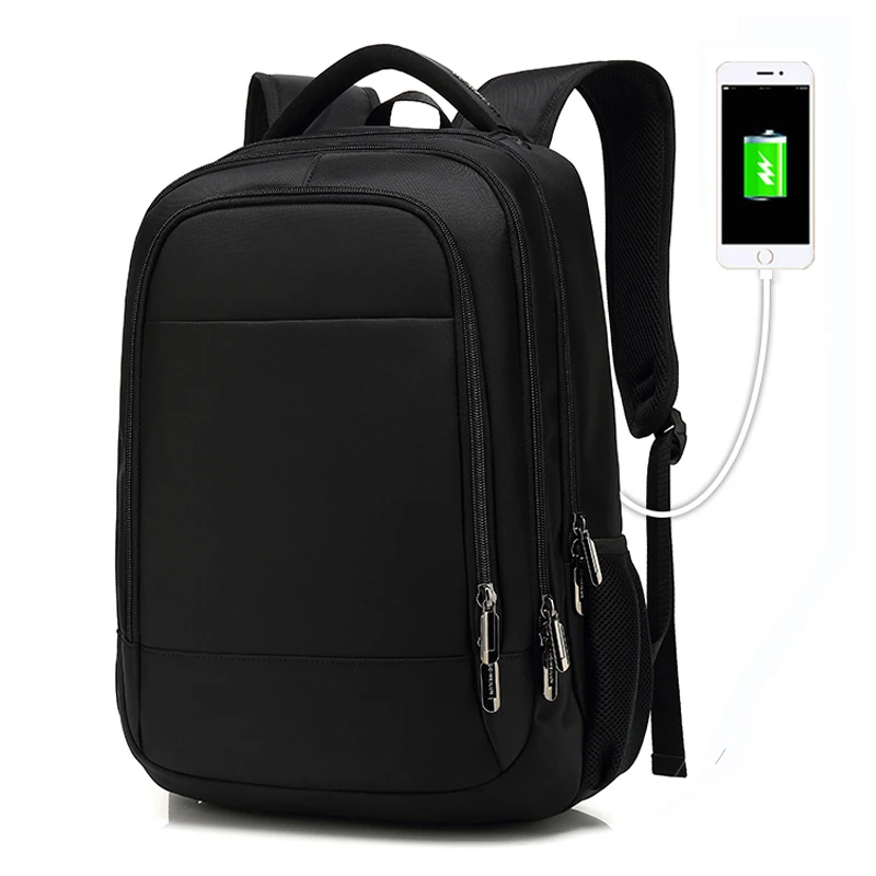 

Nylon Waterproof Backbag 15.6 Laptop Backpack Men Functional Rucksack USB Charging Travel Backpacks Male Summer Schoolbag PCN083