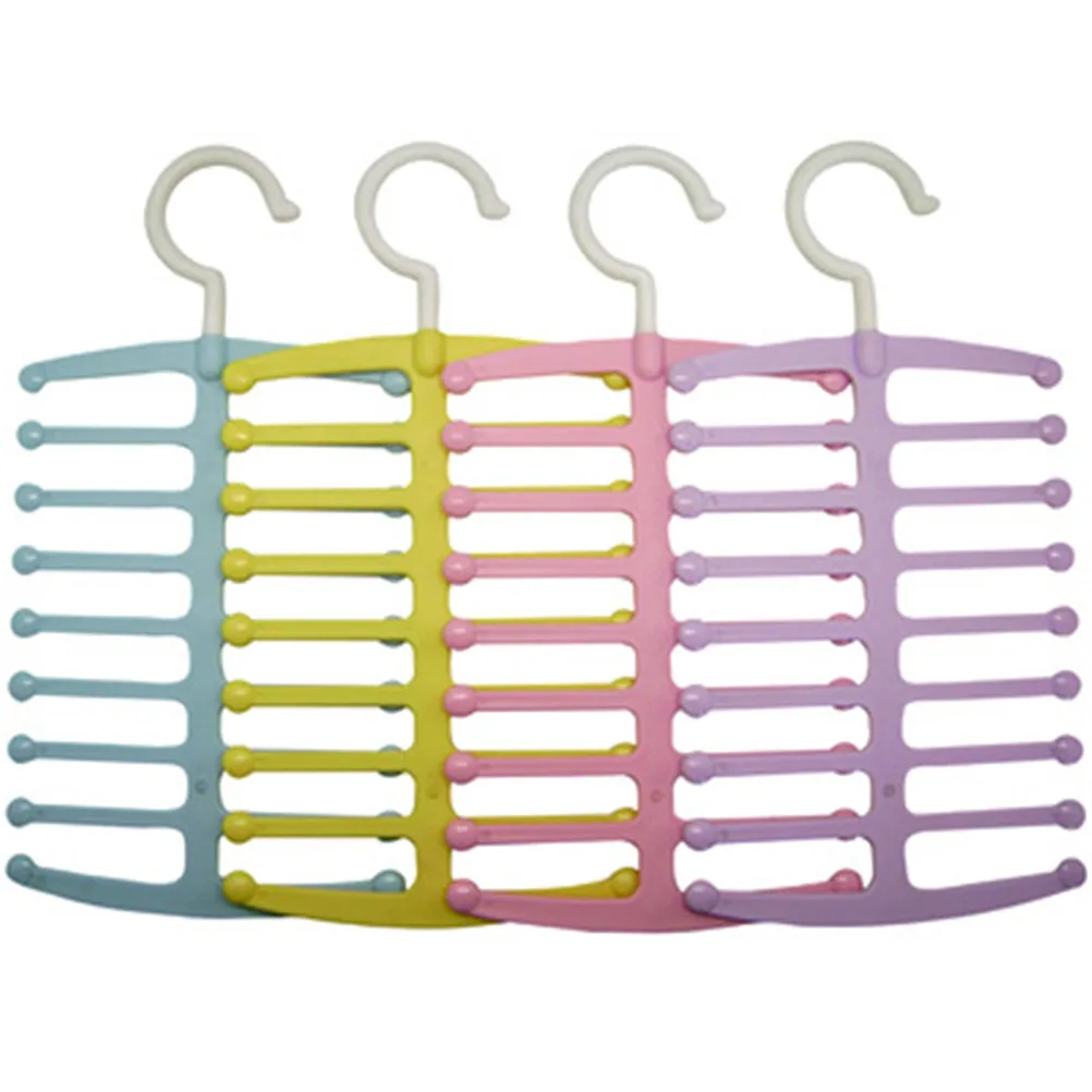 Multi Layers Clothes Hanger Fishbone Type Clothing Towel Storage Rack Closet Wardrobe Space Saver Hanging | Дом и сад