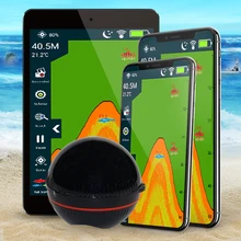 Erchang портативный беспроводной гидролокатор сенсор рыболокатор для озера морской рыбалки гидролокатор глубина датчик гидролокатор для рыбалки