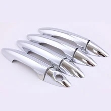 For 2010- 2013 2014 Hyundai Solaris/Verna Accent Sedan Hatchback ABS Chrome Side Door Handle Cover Trim Exterior Car Accessories