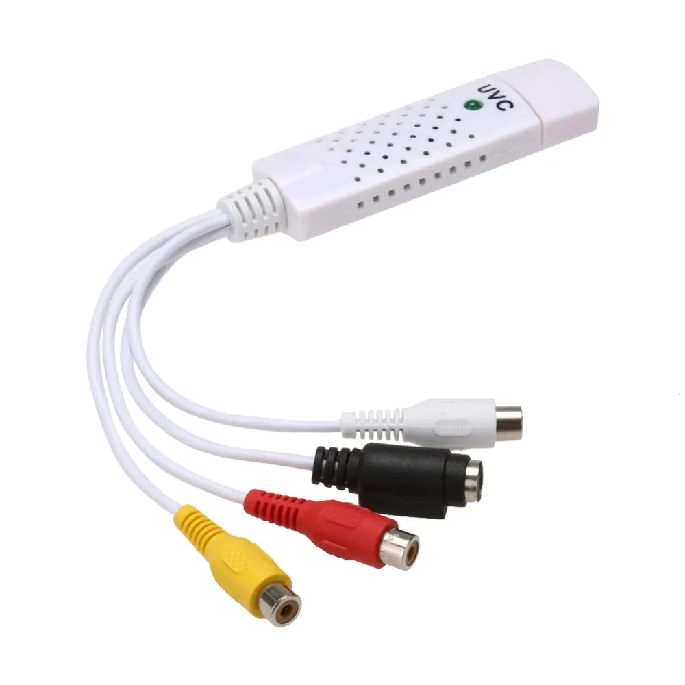 USB 2,0 захват Захват конвертер видеоадаптера кабель с стерео аудио RCA вход для Win XP 7 8 10