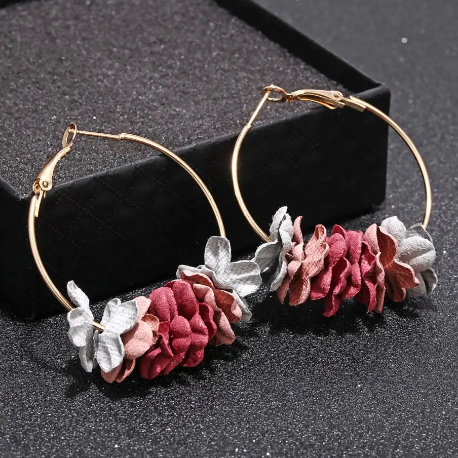 Kuziduocai Новые популярные модные ювелирные изделия Bijoux Sweety большой круг элегантные