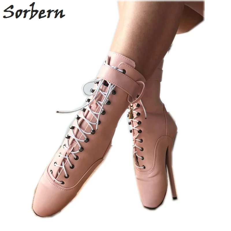 blush pink ankle boots