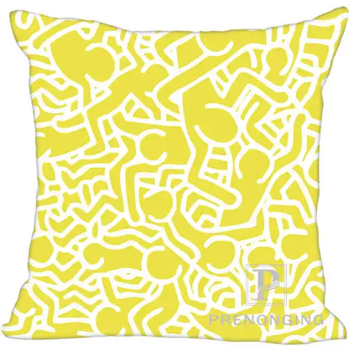 Pillowcases Sqaure Наволочка Кит Харинг квадратная Подушка на молнии Обложка печать ваши фотографии 20x20 см, 35x35 см(одна сторона) 171203#13-04 - Цвет: Pillowcases Sqaure