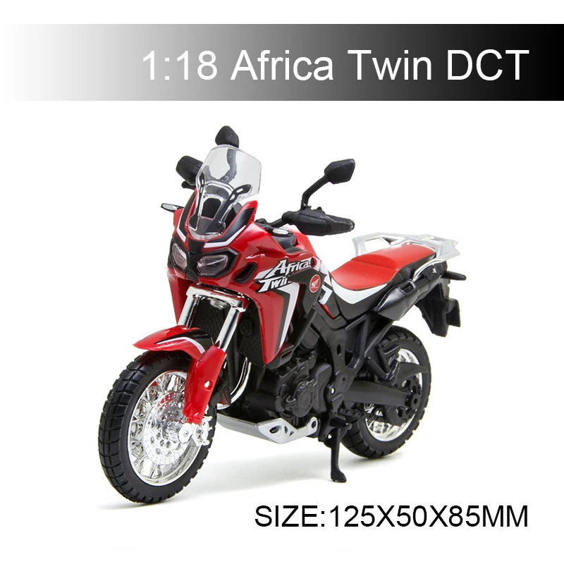 Maisto 1:18 Motorcycle Model Africa Twin DCT Model bike Alloy Motorcycle Model Motor Bike Miniature Race Toy For Gift Collection