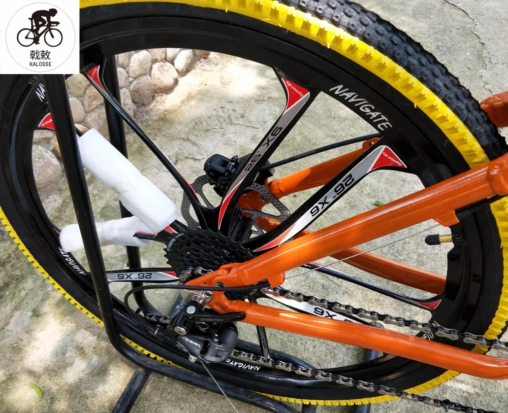 Sale Kalosse  air front fork   bicycel folding  24/27/30 speed  26inch  bicycle mountain bike  Full suspension adults   bike 15